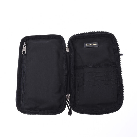 BALENCIAGA Explorer Crossbody Bag Black Nylon Shoulder - Picture 7 of 11